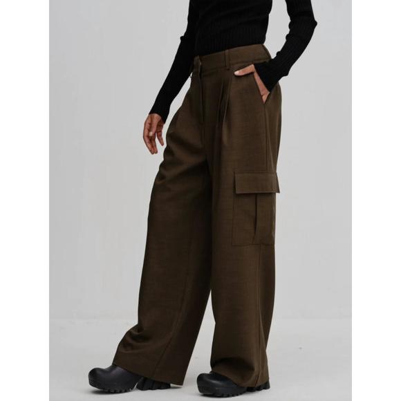 NEW BIRGITTE HERSKIND louis cargo pant in black - Picture 4 of 6